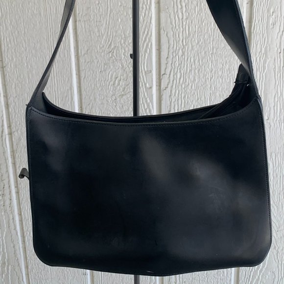 Aldo Black Leather Purse Shoulder Bag Vintage - Picture 1 of 11
